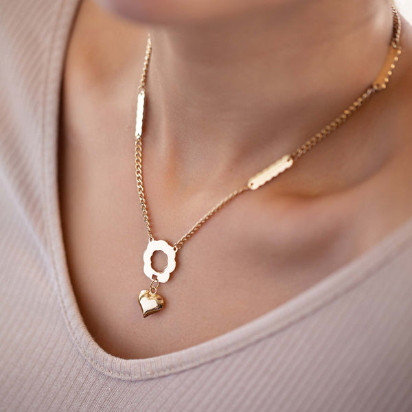Coming Soon - Lined Heart Necklace